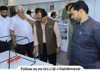 Kalpana Chawla Space Academy mobile laboratory inaugurated by MLA Sunil Shelke in Lonavala