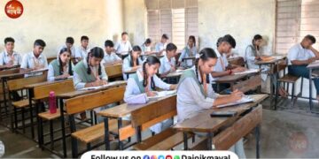 10th standard exam In Maval taluka 7047 students solved Marathi paper SSC Exam 2025