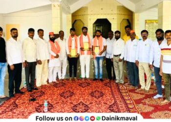 Honoring Maratha protestors and hunger strikers of Maval taluka