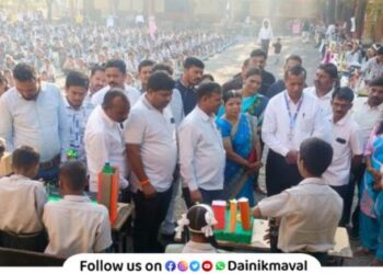 Farewell to Class tent students of Adv Paranjape Vidya Mandir school from Talegaon Dabhade