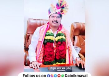 Gulab Karale Patil elected as deputy sarpanch of Sudavadi Gram Panchayat
