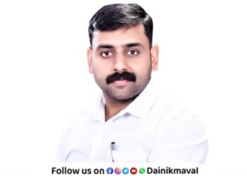 Somnath Gavane as Chairman of Ambi Society Jayashree Ghojge as Vice Chairman