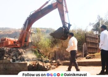 Encroachment in Vadivale dam area removed Irrigation Department action