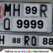 High Security Registration Number Plate