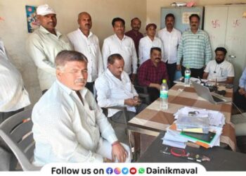 sub divisional agriculture officers Visit to camp organized for Agristock scheme registration at Salumbre maval