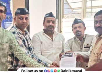 Nirbhay Maharashtra Party visits police stations in Maval taluka to prevent crime