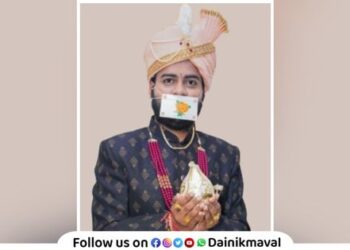 organized Shivam Bafna Jain Bhagwati initiation festival in Vadgaon Maval