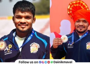 wrestler Ketan ghare from Sadvali village Maval