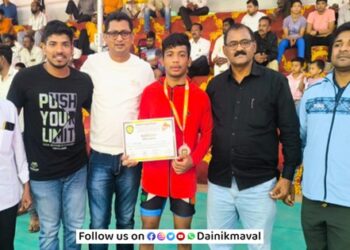 Maharashtra Kesari Wrestling Tournament Silver medal to wrestler Sohail Shaikh