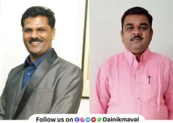 Babasaheb Auti as president Raghunath Mormare as vice-president of Maval Teachers Parivar