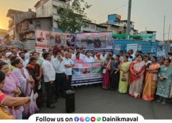 Strong condemnation from all parties in Lonavala city for cowardly terrorist attack in Pahalgam