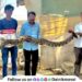 Twelve foot python found in Mahagaon Snake friend Ramesh Kumbhar saves snake life