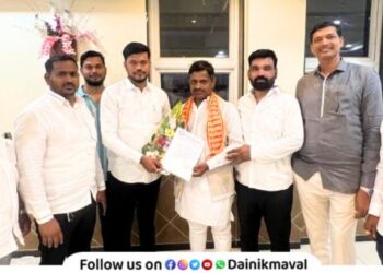 Darumbre Maval Sarpanch Mayur Waghole appointed as Taluka President of Sarpanch Seva Mahasangh