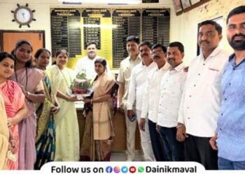 Bebitai Manoj Baikar elected as Deputy Sarpanch of Indori Gram Panchayat Maval