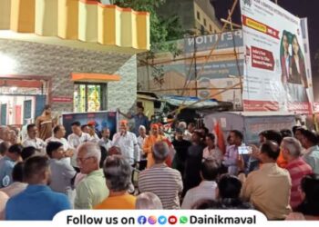 Terrorist attack in Pahalgam Kashmir Silent protest march in Talegaon Dabhade Maval