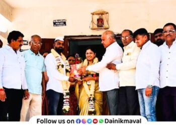 Sachin Shelke elected unopposed Deputy Sarpanch of Malwadi village Maval