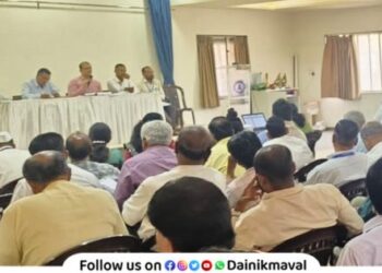 review meeting of principals of all schools in Maval taluka was held at Talegaon Dabhade