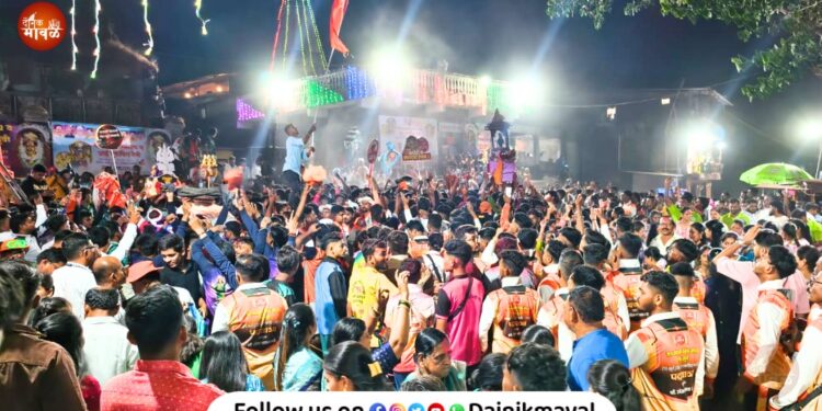 Shri Ekvira Devi Yatra Palkhi ceremony of Shri Bhairavnath Maharaj Dev at Devghar Maval