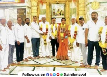 Balasaheb Pimpre elected as president of Taje Society Suman Kedari as vice-president