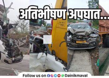 Fatal accident on Mumbai-Pune Expressway Seven vehicles collide Two women killed five injured