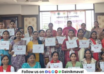 Talegaon Municipal Council fashion designing and two-wheeler training workshop for women