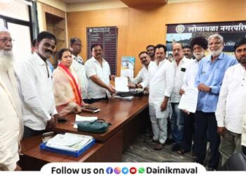 Congress aggressive regarding growing civic problems in Lonavala Submitted statement to administration