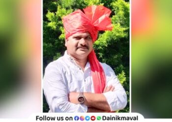 Speeding container hits Traffic police Mithun Dhende dies on the spot on duty incident in Vadgaon Maval