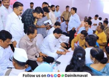 Increasing response from citizens to Maval MLA Sunil Shelke Janata Darbar initiative