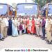 MLA Sunil Shelke inaugurated five new ST buses at Talegaon Dabhade depot