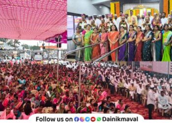 5 couples get married in a community wedding ceremony in Vehergaon Karla