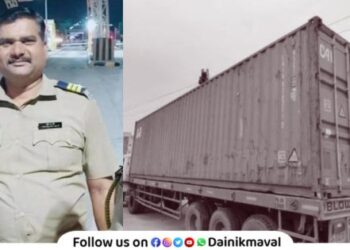 Vadgaon hit and run case police officer Mithun Dhende dies in container collision accused arrested