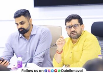 Collector accelerates overall development of Maval Important meeting initiated by MLA Sunil Shelke