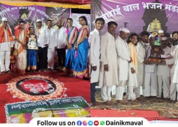 State level Bhajan competition concluded at Taje village Maval