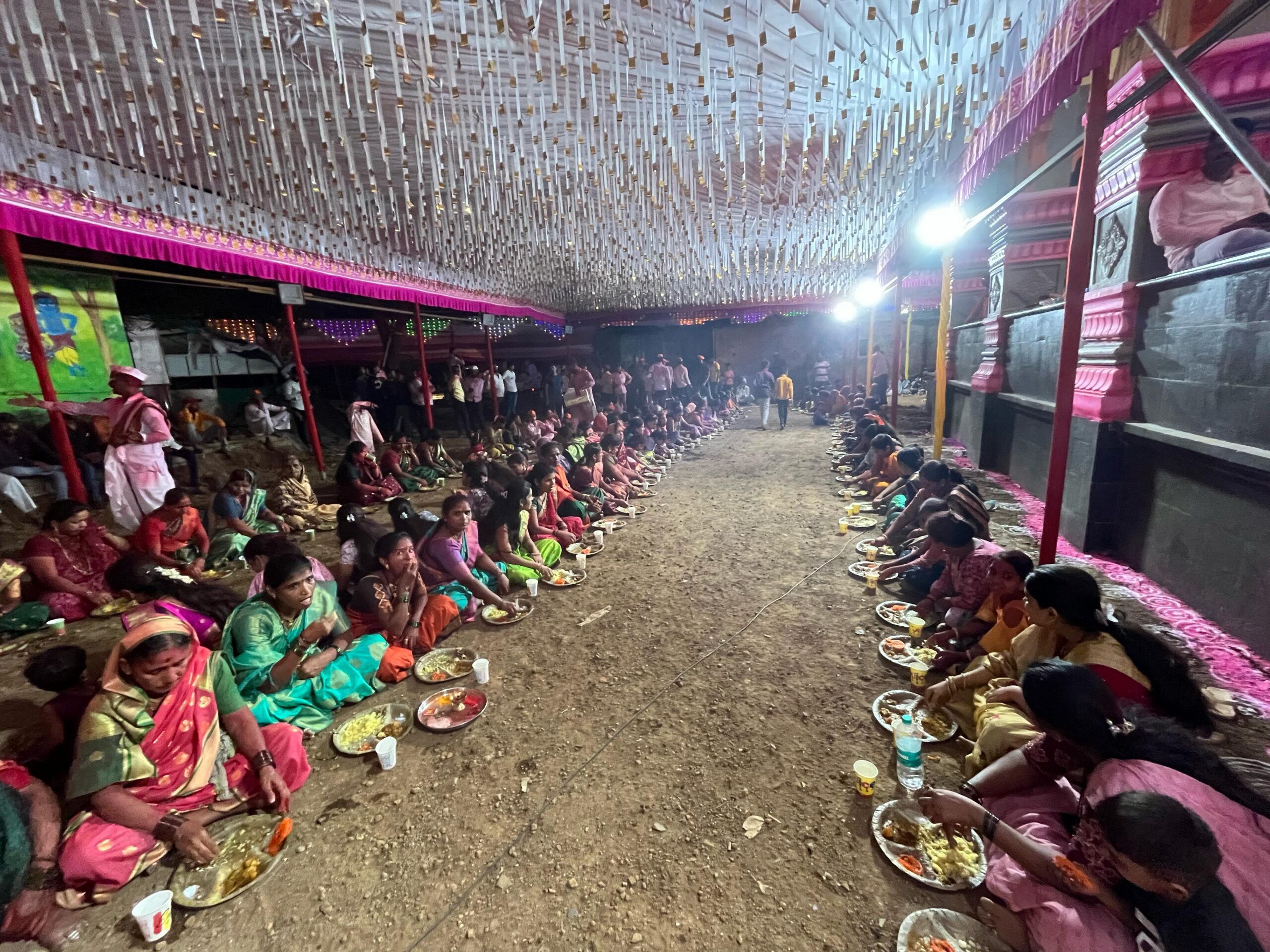 renovation ceremony of temple of village deity Kalbhairavanath in Shilimb village of Maval taluka