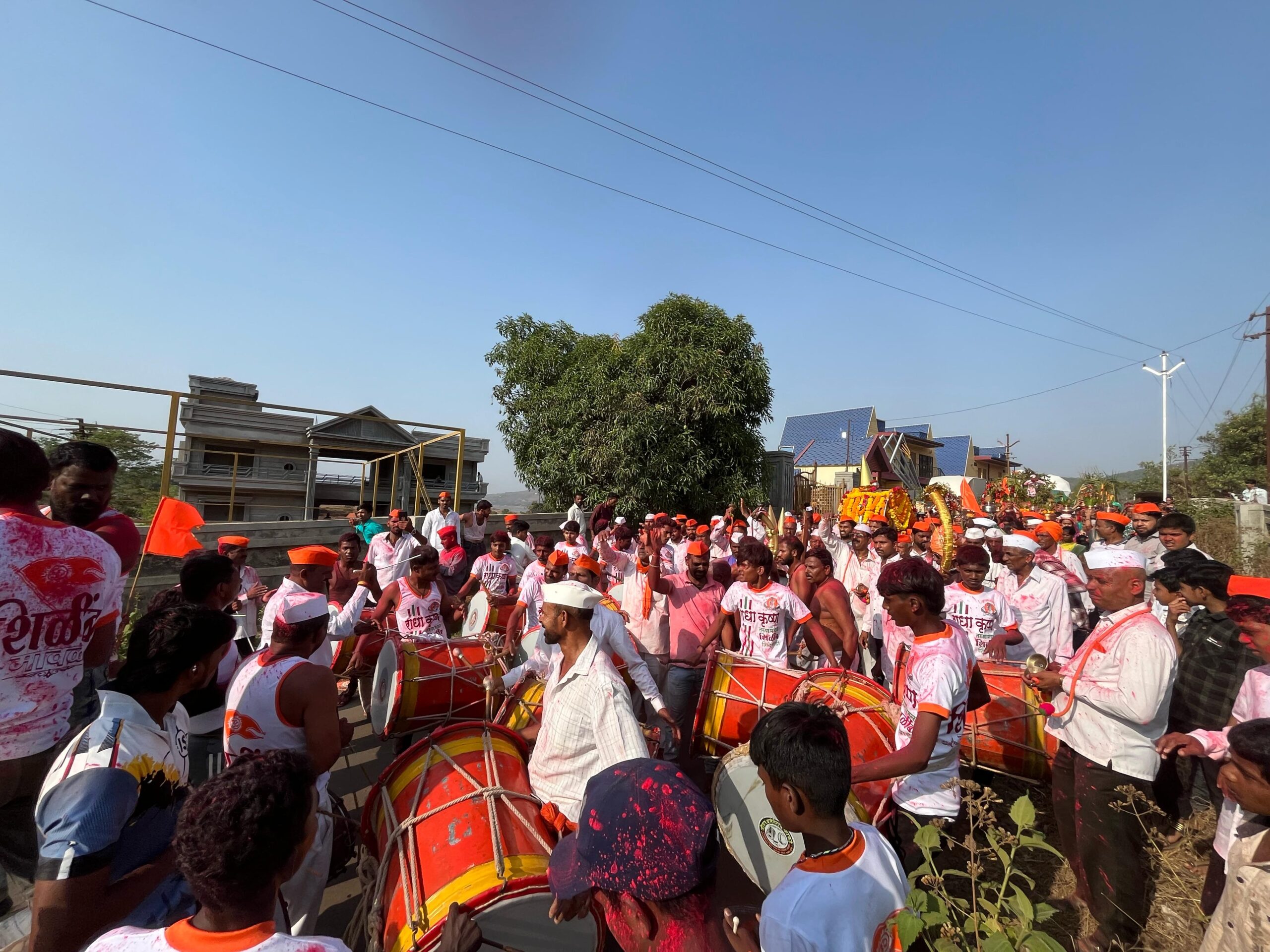 renovation ceremony of temple of village deity Kalbhairavanath in Shilimb village of Maval taluka