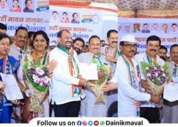 Maval Taluka NCP Party announces appointment of new office bearers Suvarna Raut Suresh Dhotre