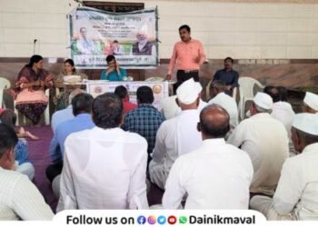 Developed Agricultural Resolution Campaign Farmers in Maval taluka received expert guidance
