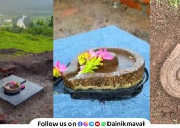 ancient-shivling-found-on-hill-in-kamshet-maval-limits