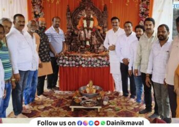 Chhatrapati Shivaji Maharaj coronation day celebrated with pomp in Lonavala Maval