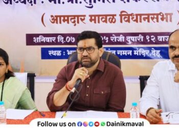 MLA Sunil Shelke reviews preparations for Sant Tukaram Maharaj Ashadhi Wari Palkhi ceremony