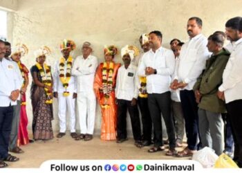 Kaushalya Pawar elected as Sarpanch of Karanjgaon Group Gram Panchayat Maval