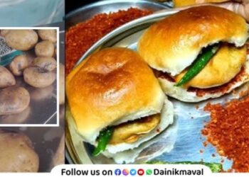 Shocking famous Vadapav center in Lonavala uses rotten potatoes playing with the lives of tourists Video viral