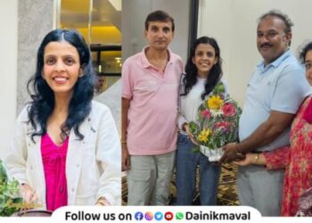 Pawan Maval first female chartered accountant Labdhi Chhajed from Kamshet passes CA exam