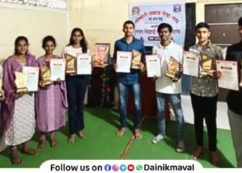 Dehugaon Lonar community felicitates meritorious students Dehu News