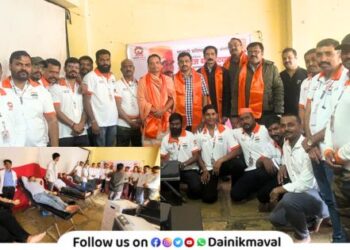 Spontaneous response to blood donation camp at Kamshet organized by Sahyadri Pratishthan Maval