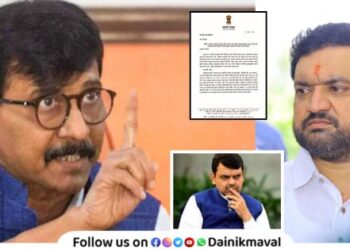 MLA Sunil Shelke embezzled royalties MP Sanjay Raut makes allegations sends letter to CM