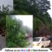 Fallen rocks trees near Amrutanjan Bridge on Mumbai-Pune Expressway removed