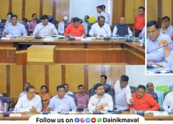 Employment Guarantee Scheme Committee meeting held at Vidhan Bhavan under chairmanship of MLA Sunil Shelke