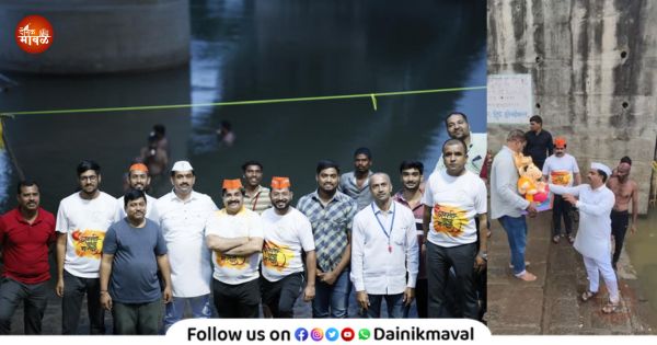 work of collecting and managing Ganesh idols through Mukai Mitra Mandal under Prashant Bhagwat