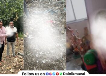 Sensation as Ganesh idols found in Urse Khind Maval Citizens angry over not properly immersing collected idols